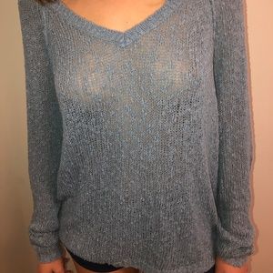 Light Blue Knit Sweater